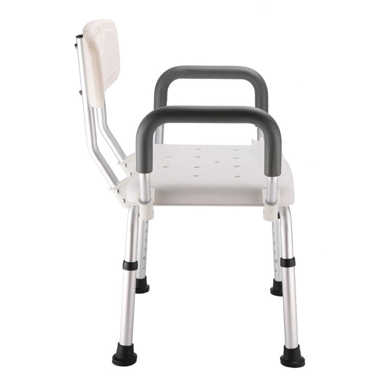 Aluminum Alloy Bath Chair with Backrest for Elderly / Pregnant Woman, Bath Chair