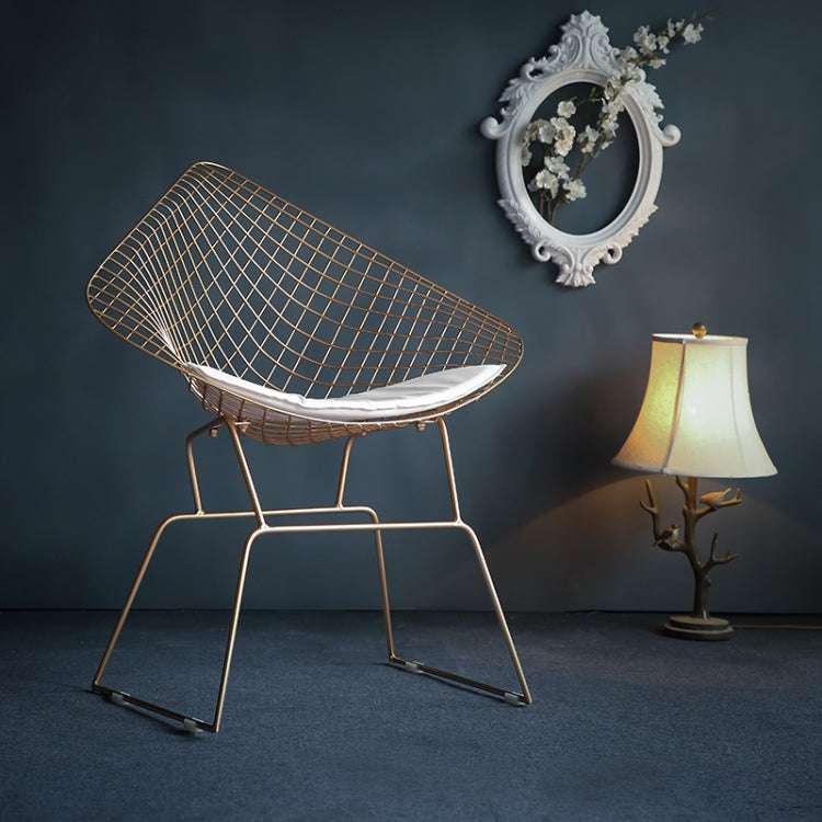 Nordic Modern Minimalist Casual Hollow Wire Creative Personality Dining Chair