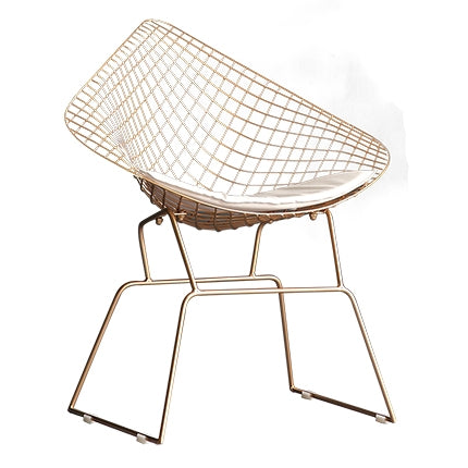 Nordic Modern Minimalist Casual Hollow Wire Creative Personality Dining Chair