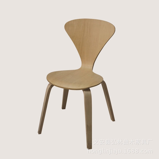 Nordic Style Walnut Office Chair High Bar Table Chair Tea Shop Cafe Lounge Chair, Cafe Lounge Chair