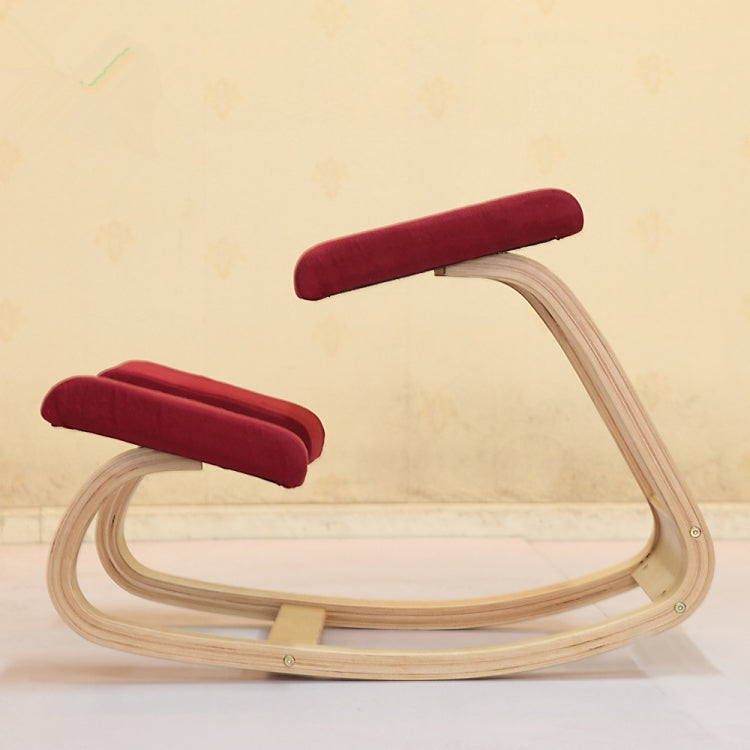 Ergonomic Kneeling Chair Stool Home Office Furniture Ergonomic Rocking Wooden Kneeling Chair