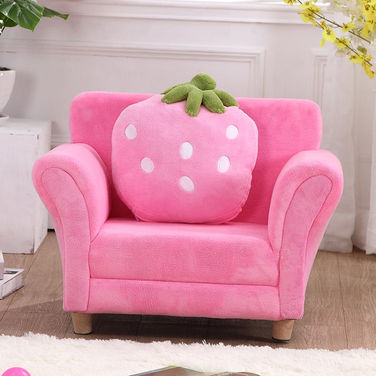 Fashion Children Sofa Cute Cartoon Cloth Art Strawberry Princess Sofa