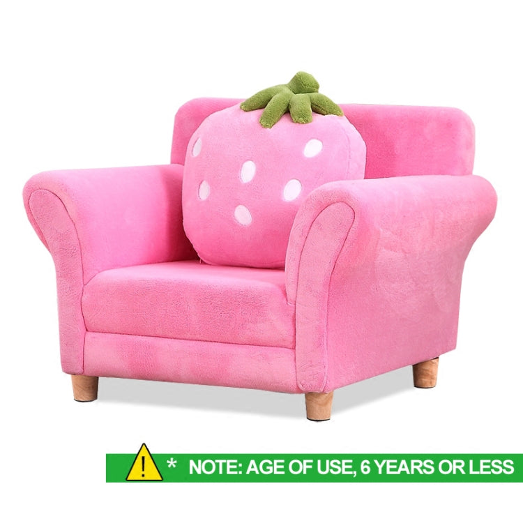 Fashion Children Sofa Cute Cartoon Cloth Art Strawberry Princess Sofa